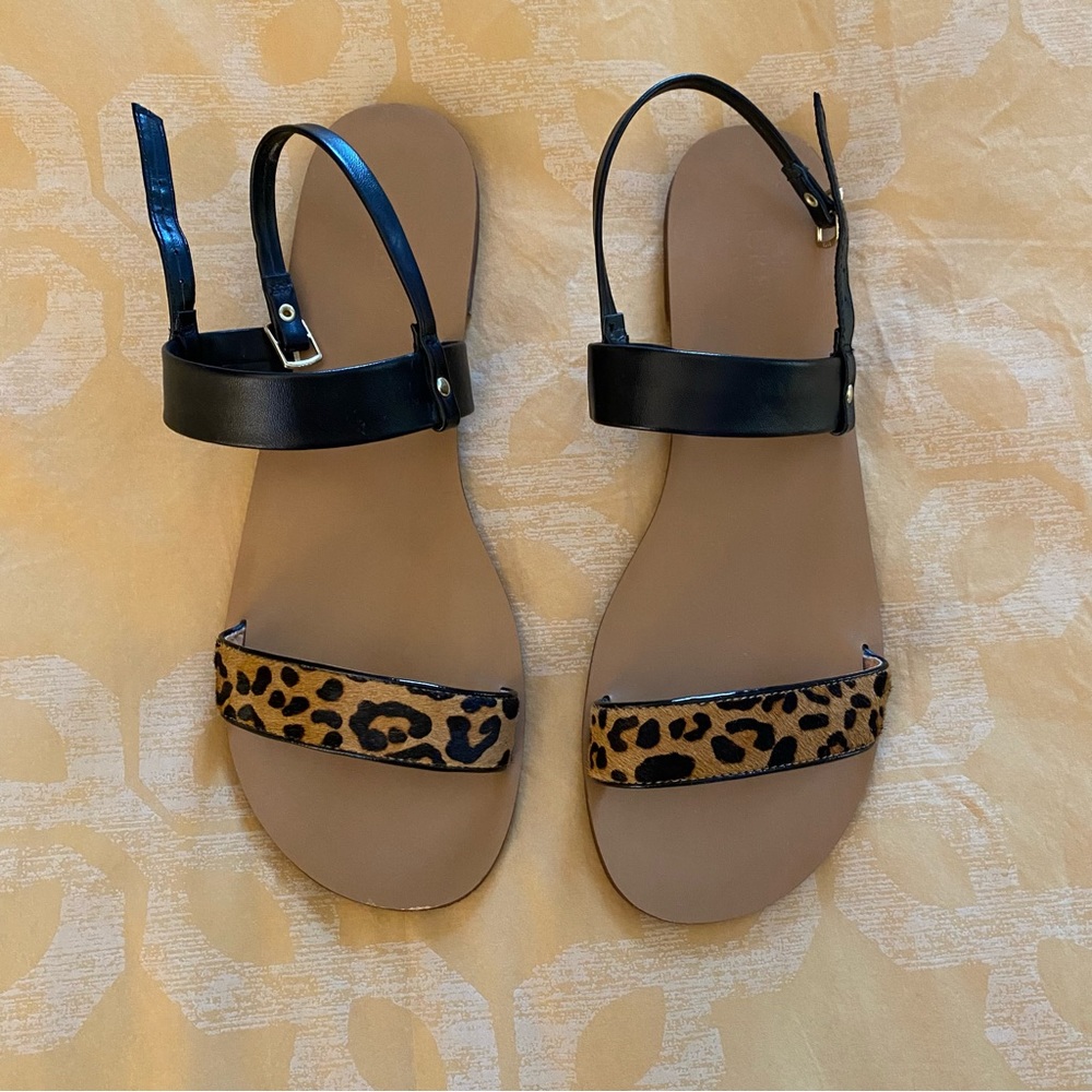 J.Crew Factory Leopard Sandals